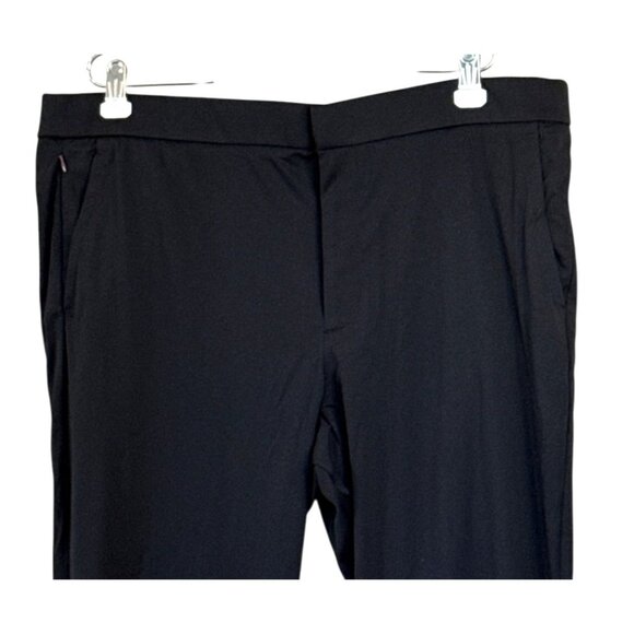 2 Bonobos Men's The Anywhere Pant  Jet Black Tapered Leg Snap Drawstring Size La - Picture 6 of 8